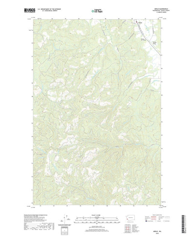 United States Geological Survey Menlo, WA (2020, 24000-Scale) digital map
