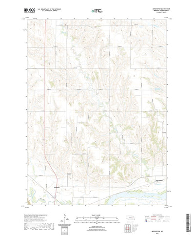 United States Geological Survey Merchiston, NE (2021, 24000-Scale) digital map