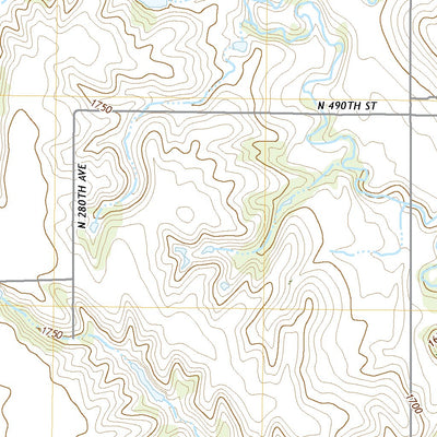 United States Geological Survey Merchiston, NE (2021, 24000-Scale) digital map