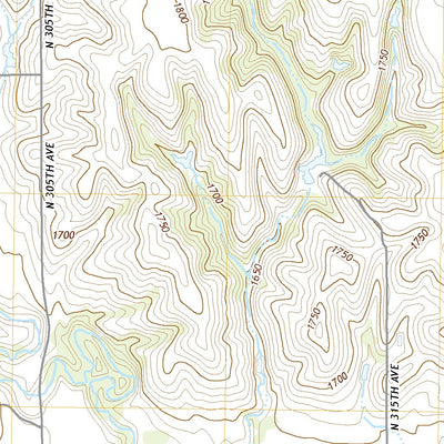 United States Geological Survey Merchiston, NE (2021, 24000-Scale) digital map