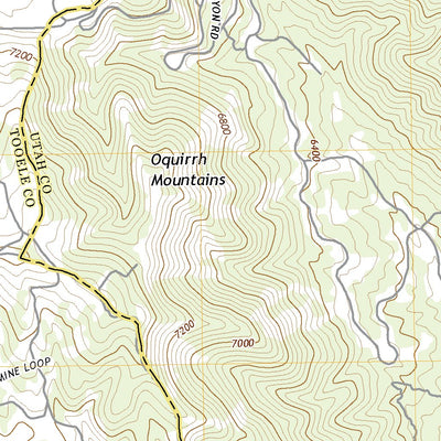 United States Geological Survey Mercur, UT (2020, 24000-Scale) digital map