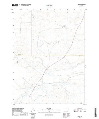 United States Geological Survey Meriden, WY (2021, 24000-Scale) digital map