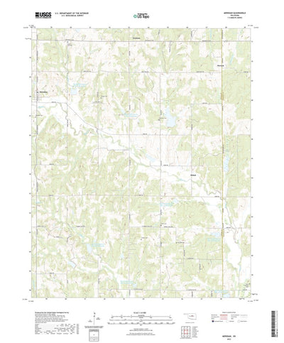 United States Geological Survey Meridian, OK (2022, 24000-Scale) digital map