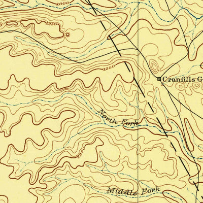 United States Geological Survey Meridian, TX (1888, 125000-Scale) digital map