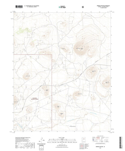 United States Geological Survey Merriam Crater, AZ (2021, 24000-Scale) digital map