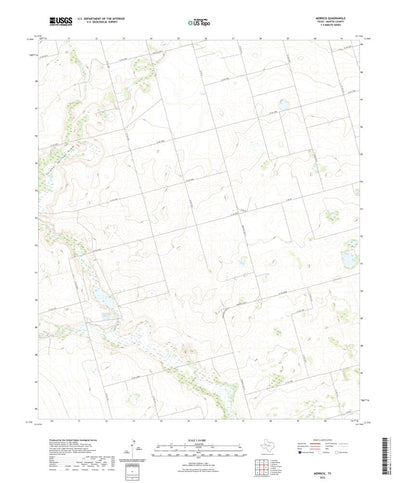 United States Geological Survey Merrick, TX (2022, 24000-Scale) digital map