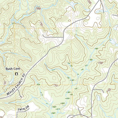 United States Geological Survey Merrill, MS (2020, 24000-Scale) digital map