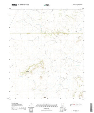 United States Geological Survey Mesa Cherisco, NM (2020, 24000-Scale) digital map