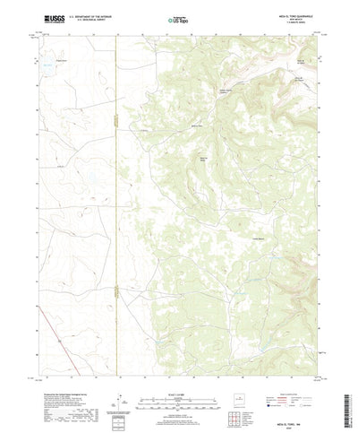 United States Geological Survey Mesa El Toro, NM (2020, 24000-Scale) digital map