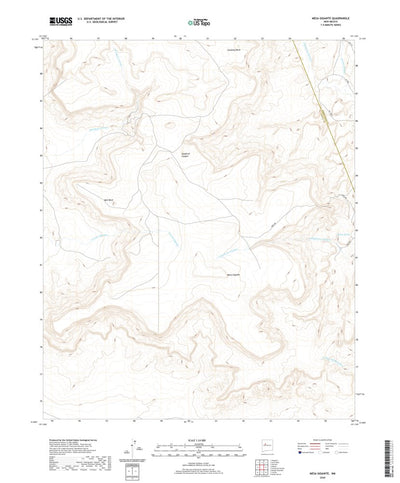 United States Geological Survey Mesa Gigante, NM (2020, 24000-Scale) digital map