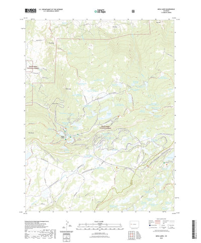 United States Geological Survey Mesa Lakes, CO (2022, 24000-Scale) digital map