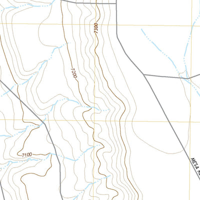 United States Geological Survey Mesa Spring, WY (2021, 24000-Scale) digital map