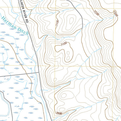 United States Geological Survey Mesa Spring, WY (2021, 24000-Scale) digital map