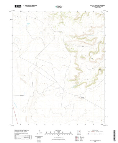 United States Geological Survey Mesita De Guadalupe, NM (2020, 24000-Scale) digital map