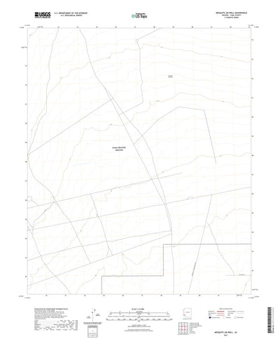 United States Geological Survey Mesquite Jim Well, AZ (2021, 24000-Scale) digital map