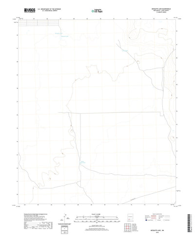 United States Geological Survey Mesquite Lake, NM (2020, 24000-Scale) digital map
