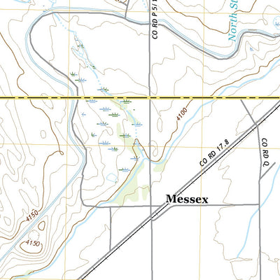United States Geological Survey Messex, CO (2022, 24000-Scale) digital map