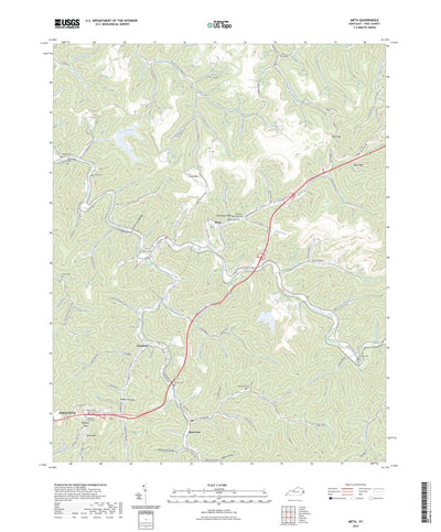United States Geological Survey Meta, KY (2022, 24000-Scale) digital map
