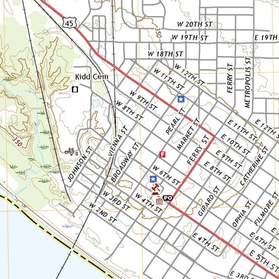 United States Geological Survey Metropolis, IL (2021, 24000-Scale) digital map