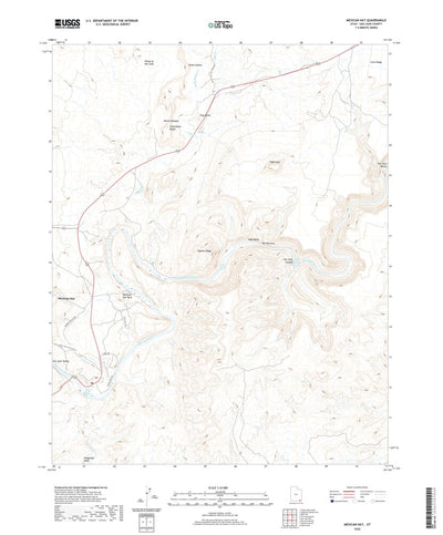 United States Geological Survey Mexican Hat, UT (2020, 24000-Scale) digital map