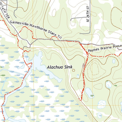 United States Geological Survey Micanopy, FL (2021, 24000-Scale) digital map