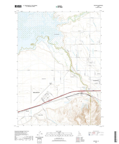 United States Geological Survey Michaud, ID (2020, 24000-Scale) digital map