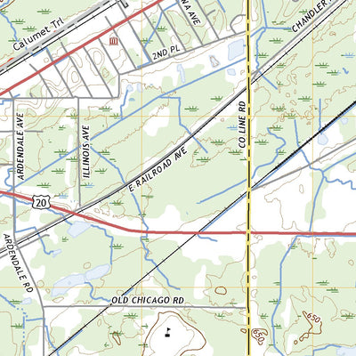 United States Geological Survey Michigan City West, IN (2022, 24000-Scale) digital map