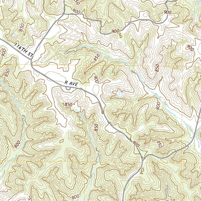 United States Geological Survey Middle Amana, IA (2022, 24000-Scale) digital map