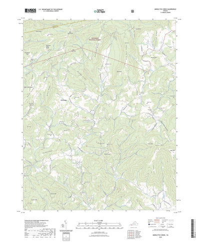 United States Geological Survey Middle Fox Creek, VA (2022, 24000-Scale) digital map