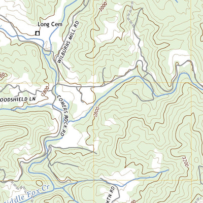 United States Geological Survey Middle Fox Creek, VA (2022, 24000-Scale) digital map