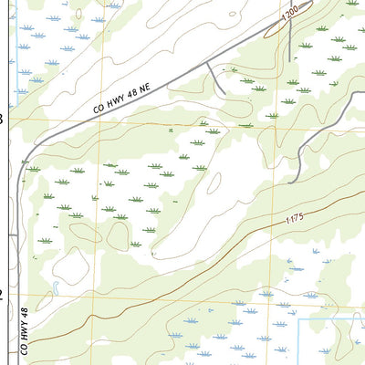United States Geological Survey Middle River NE, MN (2022, 24000-Scale) digital map