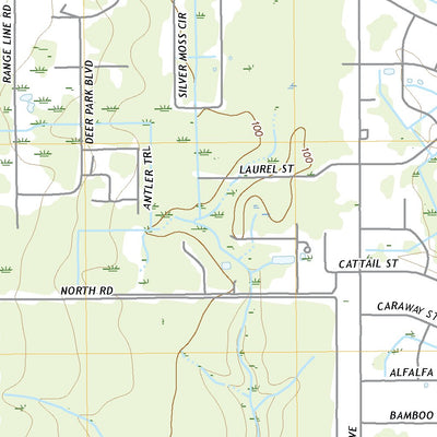 United States Geological Survey Middleburg SW, FL (2021, 24000-Scale) digital map