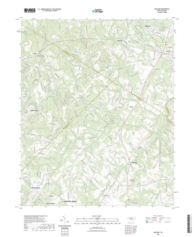United States Geological Survey Midland, NC (2022, 24000-Scale) digital map