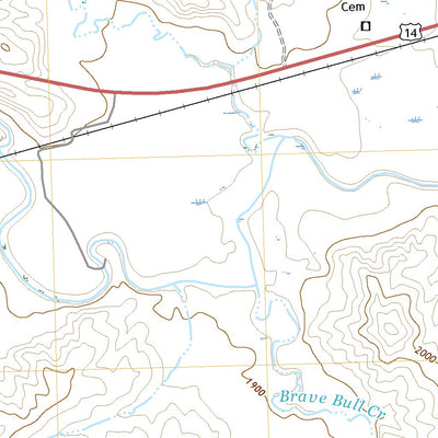 United States Geological Survey Midland, SD (2021, 24000-Scale) digital map