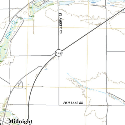United States Geological Survey Midnight, MS (2020, 24000-Scale) digital map
