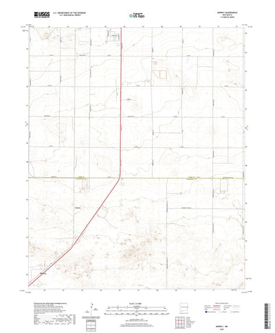 United States Geological Survey Midway, NM (2020, 24000-Scale) digital map