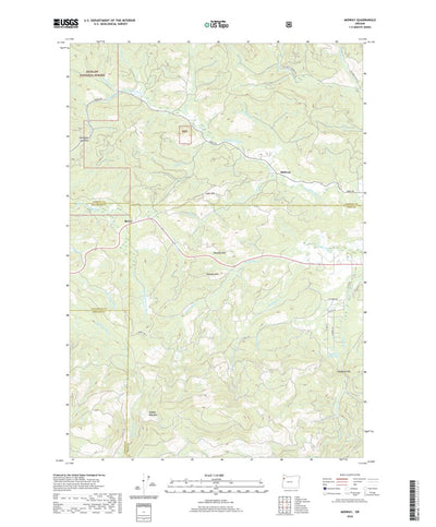 United States Geological Survey Midway, OR (2020, 24000-Scale) digital map
