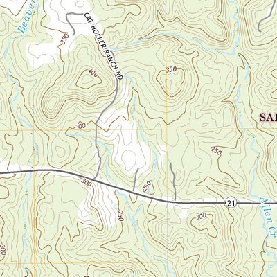United States Geological Survey Milam, TX (2022, 24000-Scale) digital map