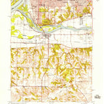 United States Geological Survey Milan, IL-IA (1948, 24000-Scale) digital map