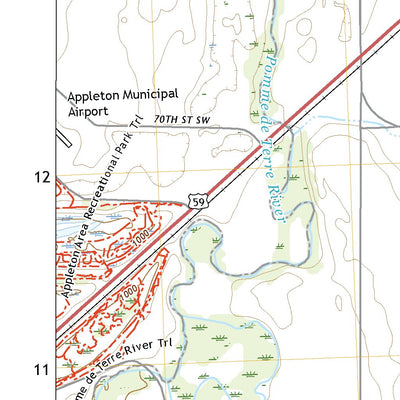United States Geological Survey Milan NW, MN (2022, 24000-Scale) digital map