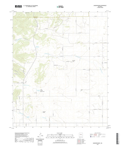United States Geological Survey Milbourn Ranch, NM (2020, 24000-Scale) digital map