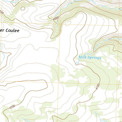 United States Geological Survey Milk Springs, MT (2020, 24000-Scale) digital map