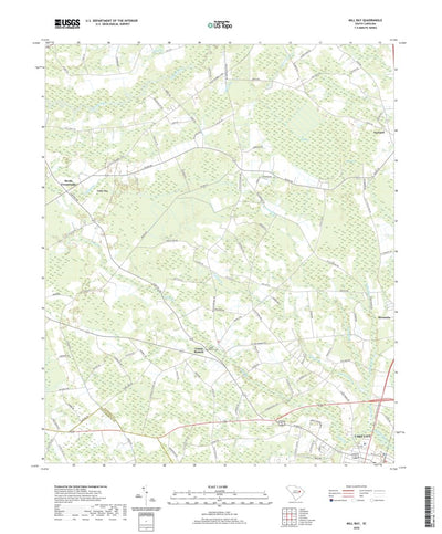 United States Geological Survey Mill Bay, SC (2020, 24000-Scale) digital map