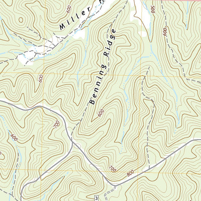 United States Geological Survey Mill Spring, MO (2021, 24000-Scale) digital map