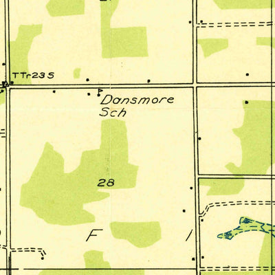 United States Geological Survey Millecoquins, MI (1931, 31680-Scale) digital map