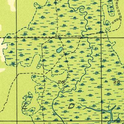 United States Geological Survey Millecoquins, MI (1931, 31680-Scale) digital map