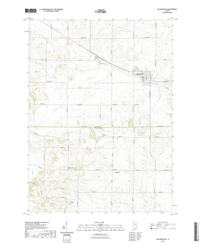 United States Geological Survey Milledgeville, IL (2021, 24000-Scale) digital map