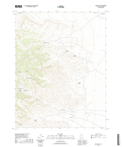 United States Geological Survey Miller Cove, UT (2020, 24000-Scale) digital map