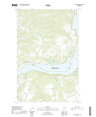 United States Geological Survey Miller Mountain, WA (2020, 24000-Scale) digital map