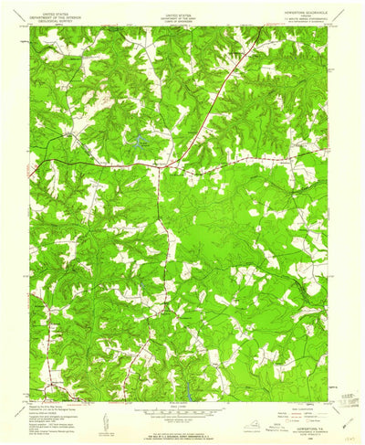 United States Geological Survey Millers Tavern, VA (1944, 24000-Scale) digital map